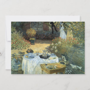 Afteroon Tea Party Impressionism Art Bridal Shower Invitation