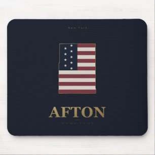 Afton New York American Silhouette Mouse Mat