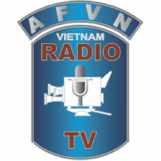 AFVN - American Forces Vietnam Network Standing Photo Sculpture
