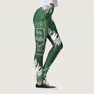 AG "Graffiti" Green Leggings