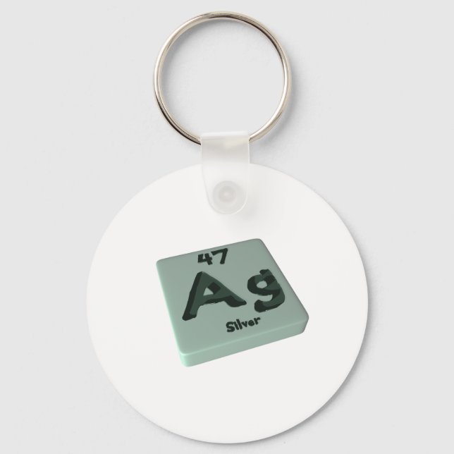 Ag Silver Key Ring (Front)