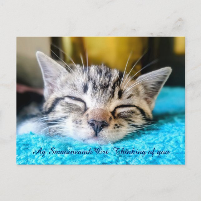 Ag Smaoineamh Ort  Thinking of you postcard (Front)
