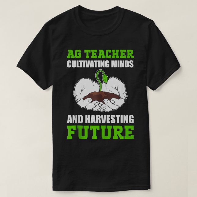 AG Teachers Agriculture Teaching Future Farmer Reg T-Shirt (Design Front)