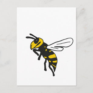 AG- Yellow Jacket Art Postcard