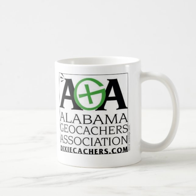 AGA Alabama Geocachers Association mug (Right)