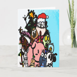Against Animal Cruelty Christmas Card