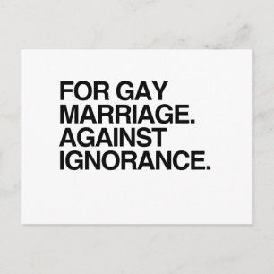 AGAINST IGNORANCE -.png Postcard