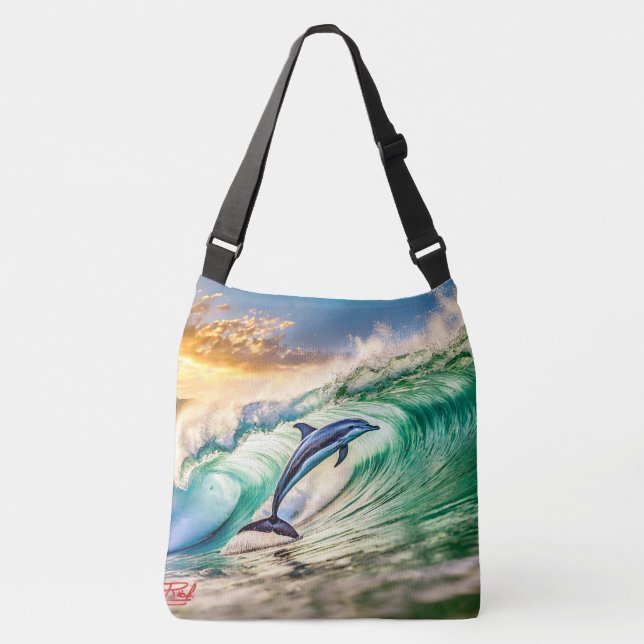 Against The Curl Design By Rich AMeN Gill Crossbody Bag (Front)