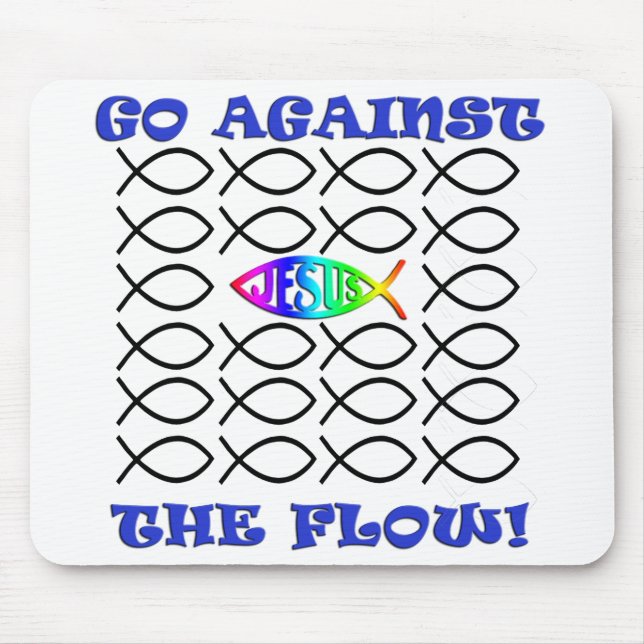 Against the Flow (Mouse Pad) Mouse Mat (Front)