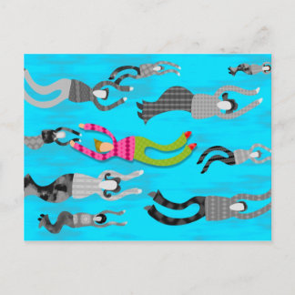 Against the Flow Postcard