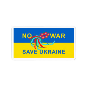 Against the war in Ukraine Label