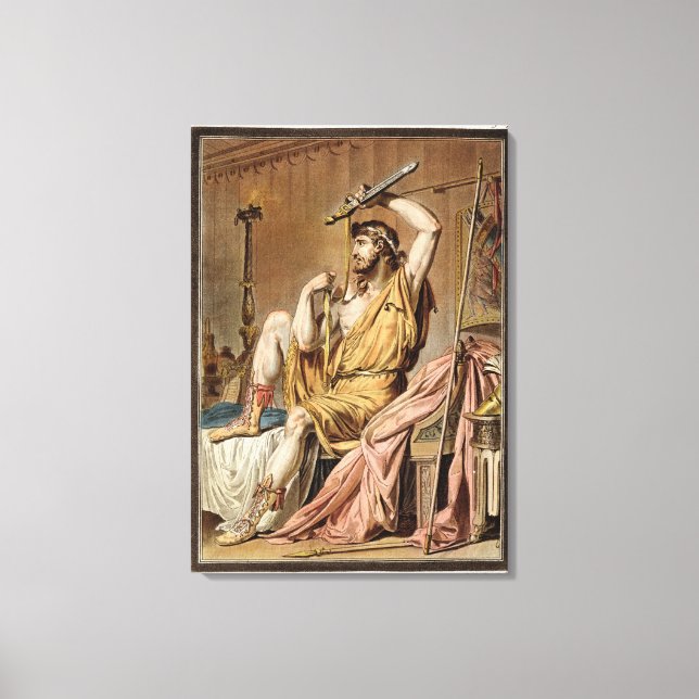 Agamemnon, costume for 'Iphigenia in Aulis' by Jea Canvas Print (Front)