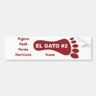 Agana Hash House Harriers, Guam Bumper Sticker