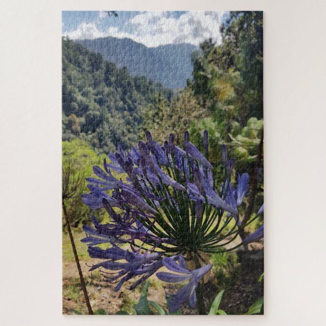 Agapanthus in Mountain Shade Jigsaw Puzzle (Vertical)