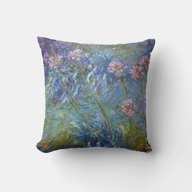 Agapanthus, Monet Cushion (Front)