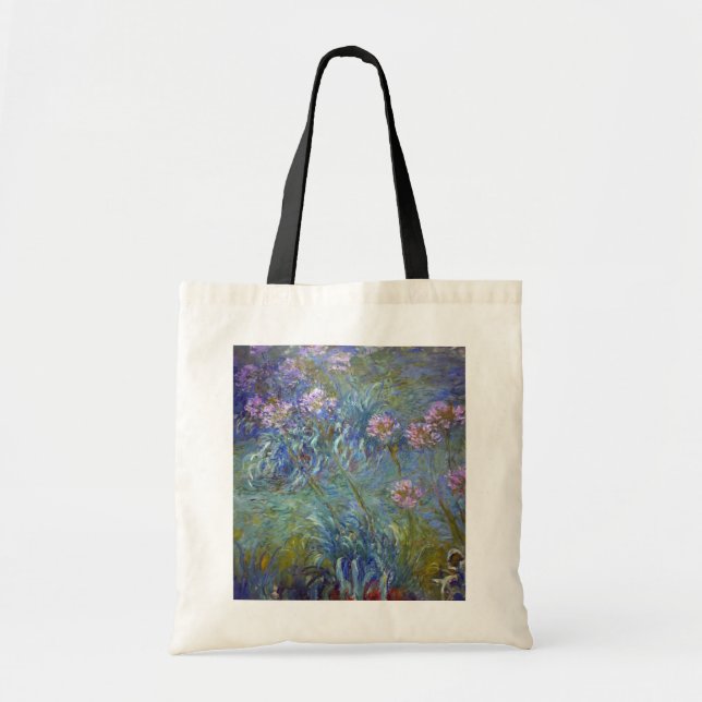 Agapanthus, Monet Tote Bag (Front)
