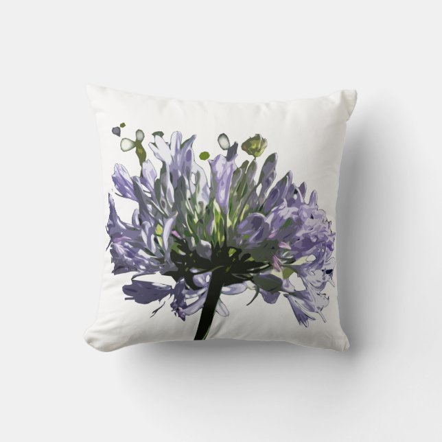 Agapanthus pillow (Front)