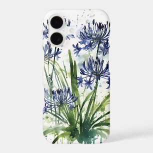Agapanthus - Watercolor flowers iPad mini cover