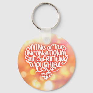 Agape Love Key Ring