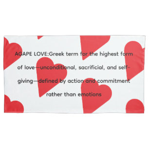 AGAPE LOVE PILLOWCASE