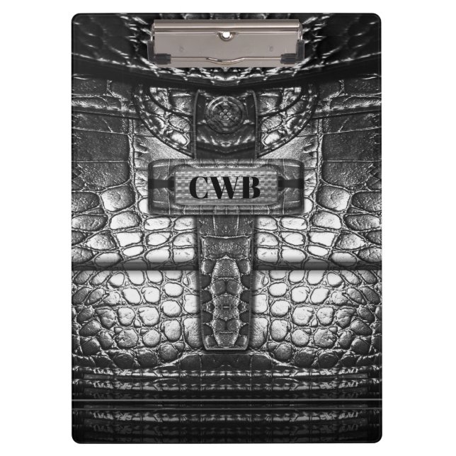 Agartarset Cool Retro Beautiful Monogram Clipboard (Front)