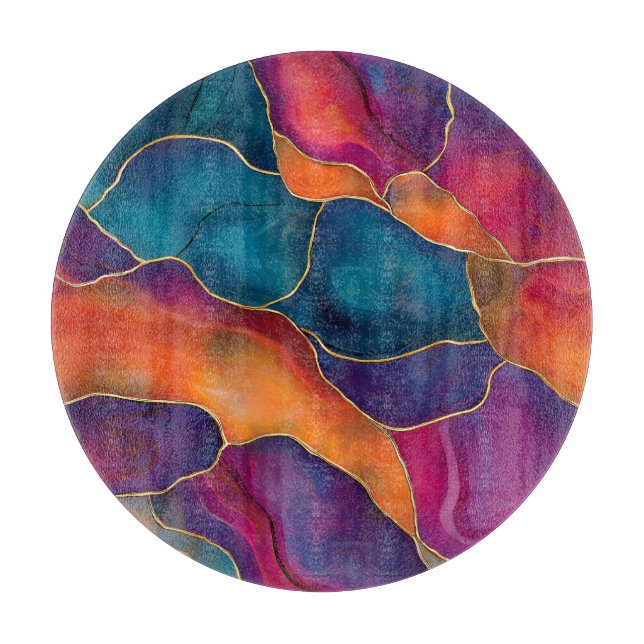 Agate Art Cutting Board (Front)