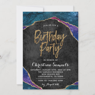 Agate Birthday Invitation