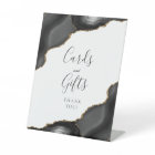 Agate Black Gold Wedding Cards and Gifts