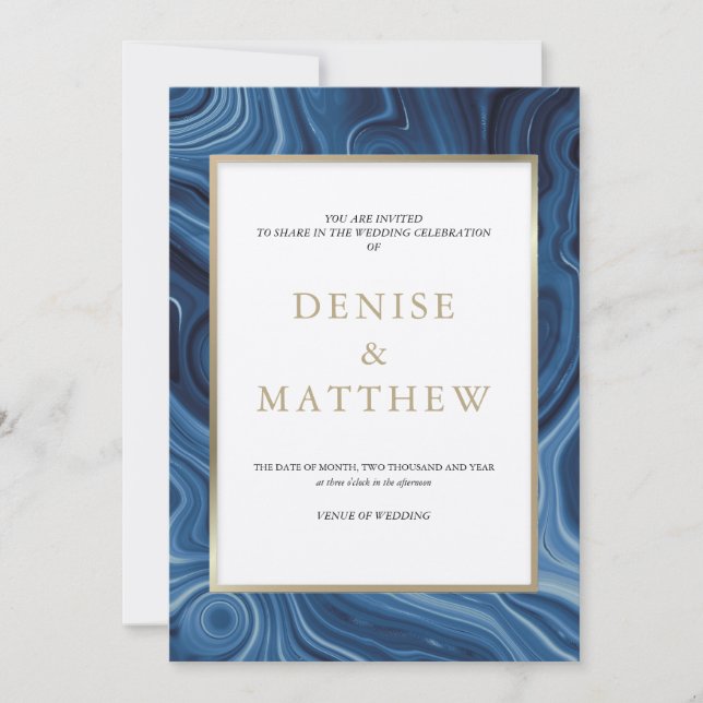 Agate Collection Invitation (Front)