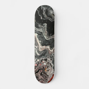Agate Fluid Marble Skateboard