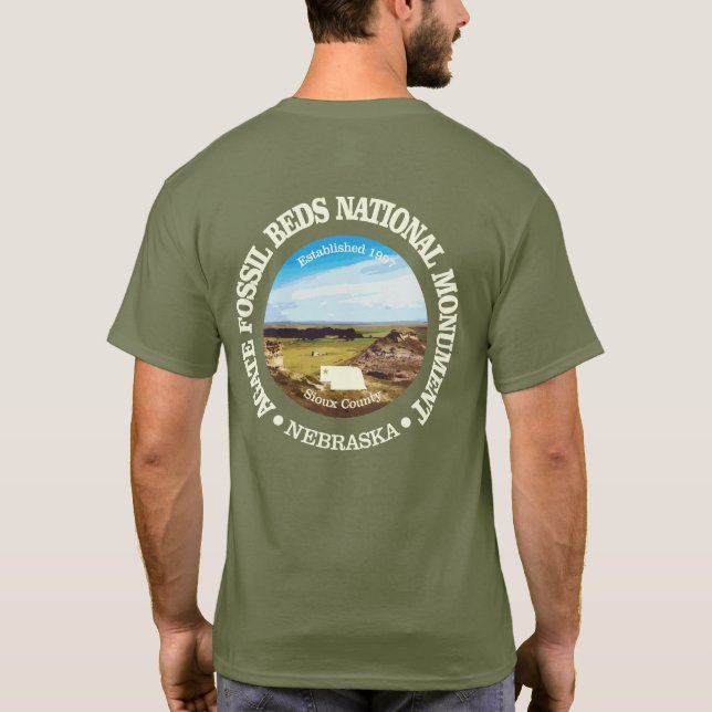 Agate Fossil Beds (NM) T-Shirt (Back)