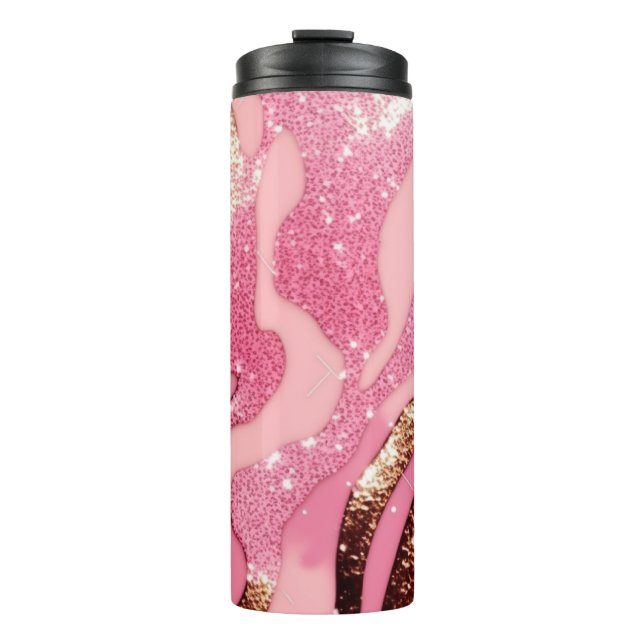 Agate Glitter Animal Tumbler 20oz (Front)