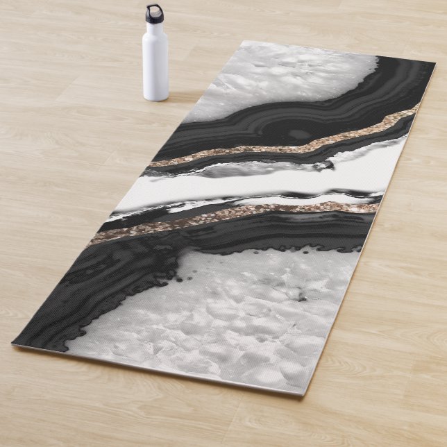 Agate Glitter Glam #2 #gem Yoga Mat (In Situ)