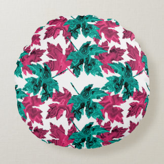 Agate Leaf Round Cushion