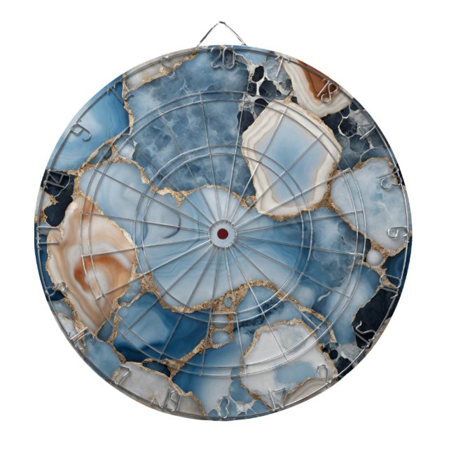 Agate Marble Dartboard (Front)