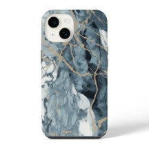 Agate Marble Inspired Luxury Texture Blue