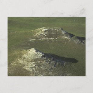 agate national park green mounds and plains postcard