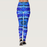 Agate Neon Blue Gold Glitter Marble Leggings<br><div class="desc">Leggings with Agate Neon Blue Gold Glitter Marble Geode Customisable Gift - or Add Your Name / Text - Make Your Special Gift ! Resize and move or remove / add text / elements with Customisation tool ! Design by MIGNED ! Please see my other projects / designs and paintings....</div>