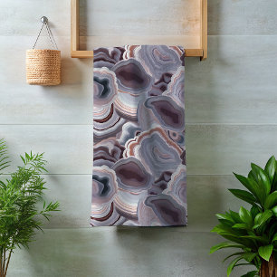 Agate Neutral Browns Stone  Bath Towel Set