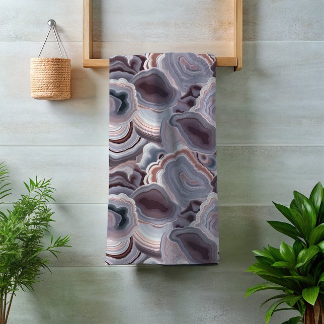 Agate Neutral Browns Stone  Bath Towel Set (Creator Uploaded)