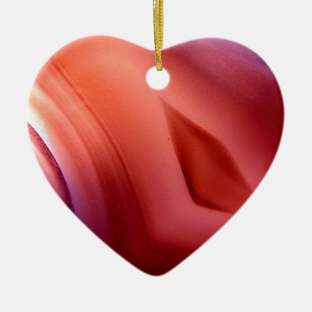 Agate of stone ceramic tree decoration (Front)