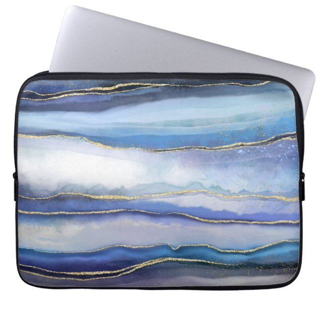 Agate Pattern Laptop Sleeve (Front)