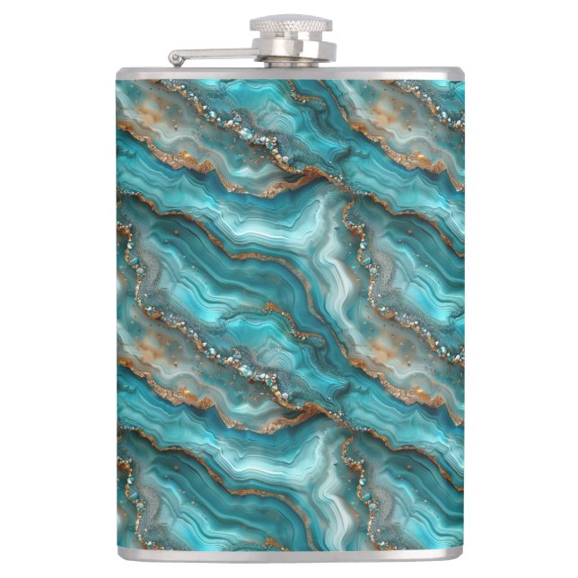 Agate Print Flask (Front)