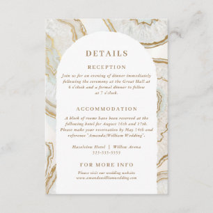 Agate Quartz Background Details Enclosure Card