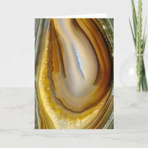 Agate Rock Greeting Card