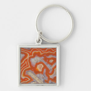 Agate sample key ring