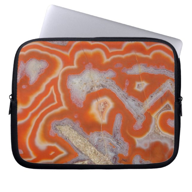 Agate sample laptop sleeve (Front)