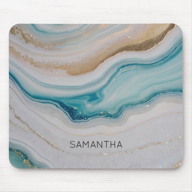 Agate Seascape Mouse Mat (Front)