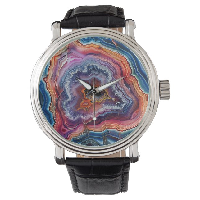 Agate Slice Watch (Front)