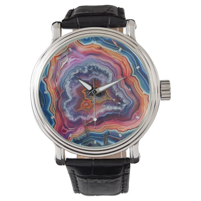 Agate Slice Watch (Front)